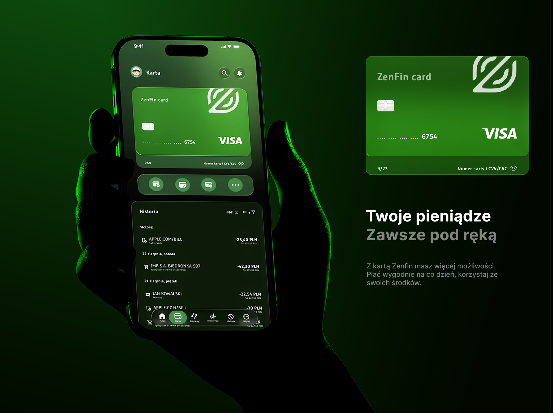 ZenFin — Prezentacja interfejsu 3